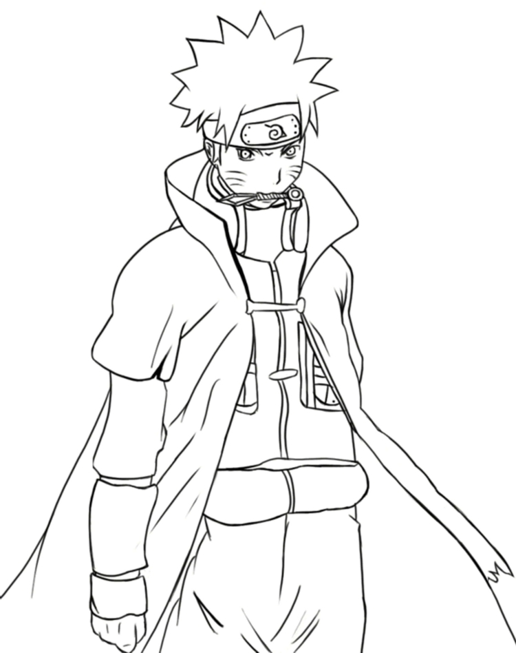 Colorindo Naruto Uzumaki em Ação