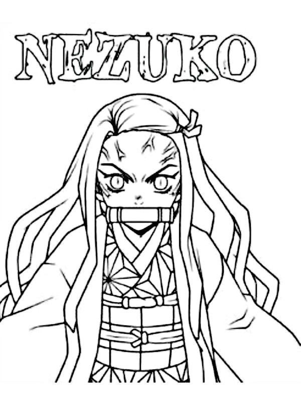 Colorindo Nezuko: A Glória de Demon Slayer