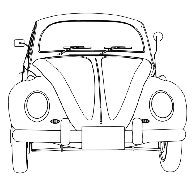 Colorindo o Clássico Fusca