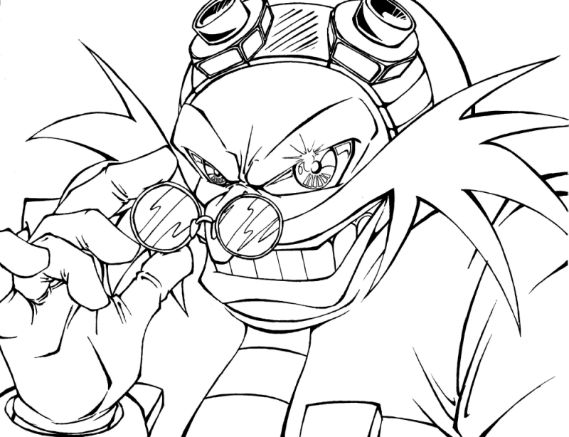 Colorindo o Genial Dr. Eggman