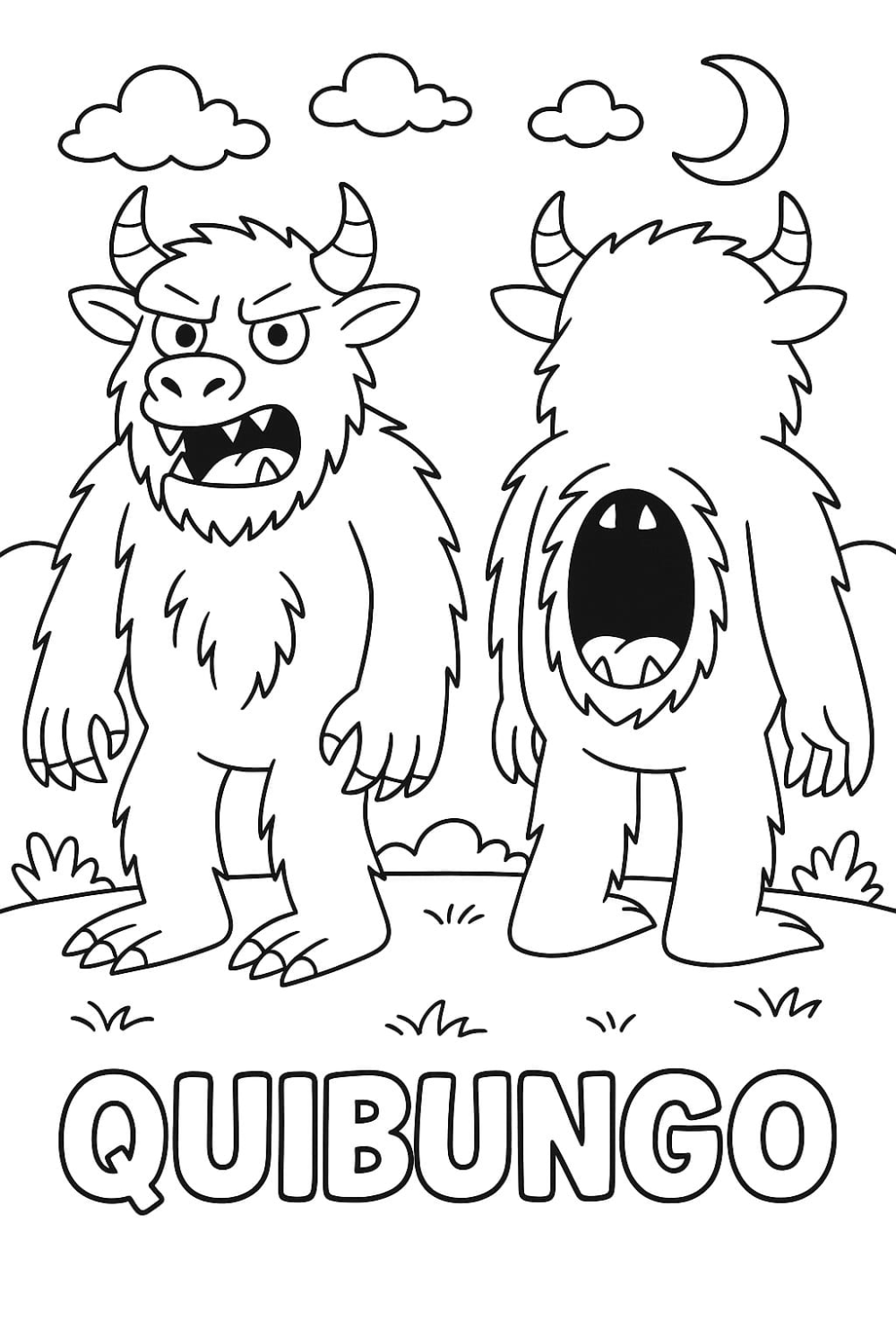 Colorindo o Quibungo Mítico