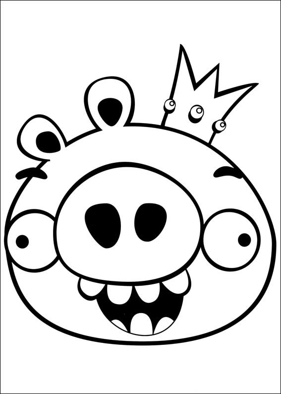 Colorindo o Rei dos Porcos de Angry Birds