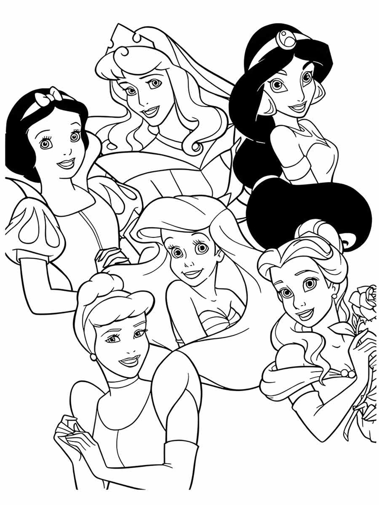 Colorindo as Princesas Encantadas