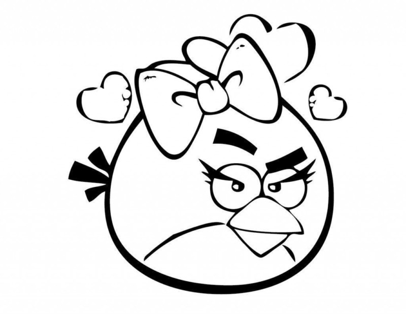 Colorindo Stella de Angry Birds