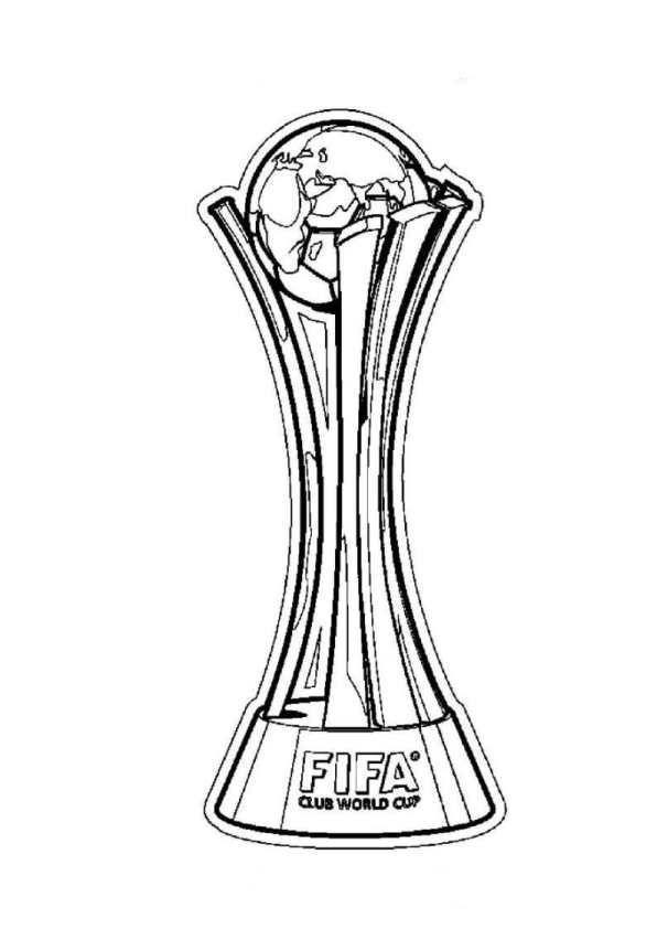 Colorindo a Taça do Mundial de Clubes