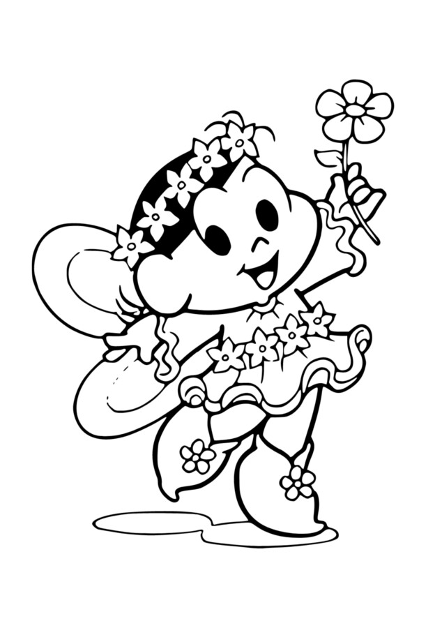 Colorindo a Turma da Mônica: Magali Florida