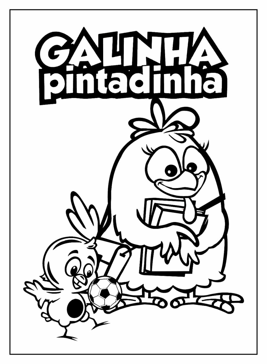 Colorindo com a Galinha Pintadinha e o Pintinho Amarelinho
