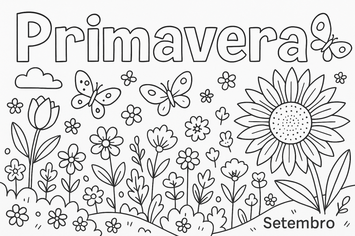 Cores da Primavera Florescendo