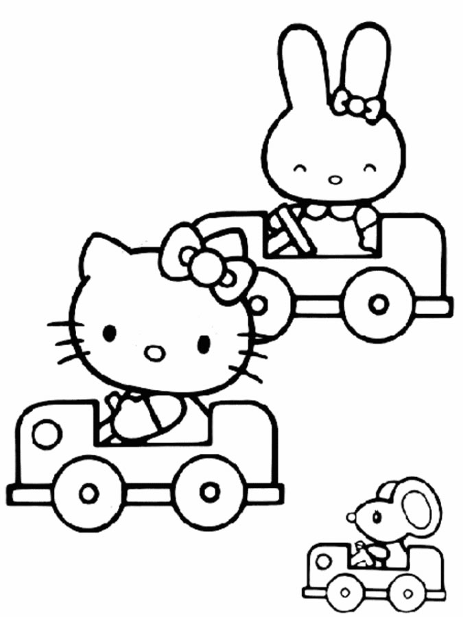 Corrida Divertida com Hello Kitty e Amigos