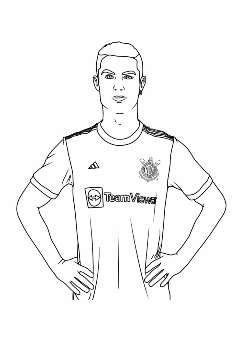 Craque do Corinthians em Preto e Branco