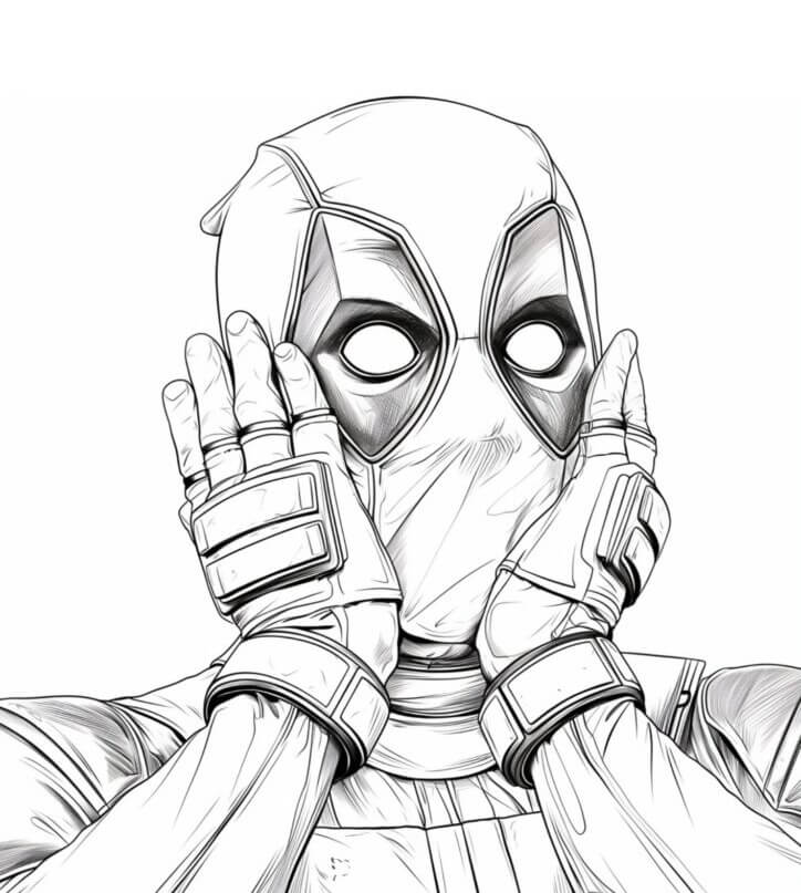 Deadpool Surpreendido: Hora de Colorir!