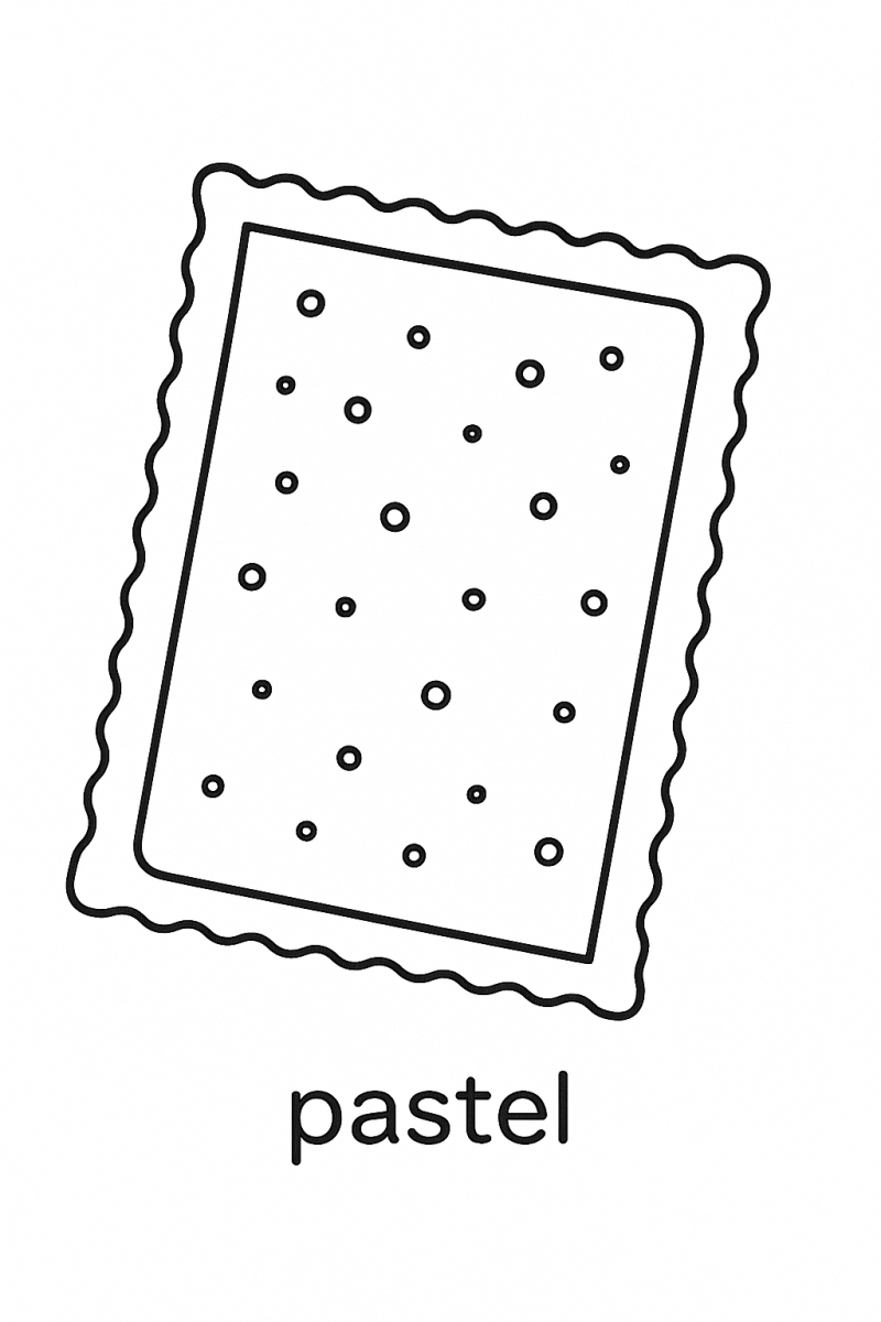 Delicioso Pastel para Colorir
