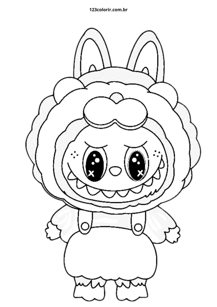 Desenho Adorável para Colorir