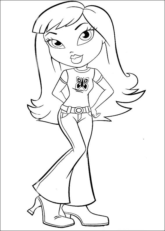 Desenho Glamouroso Bratz