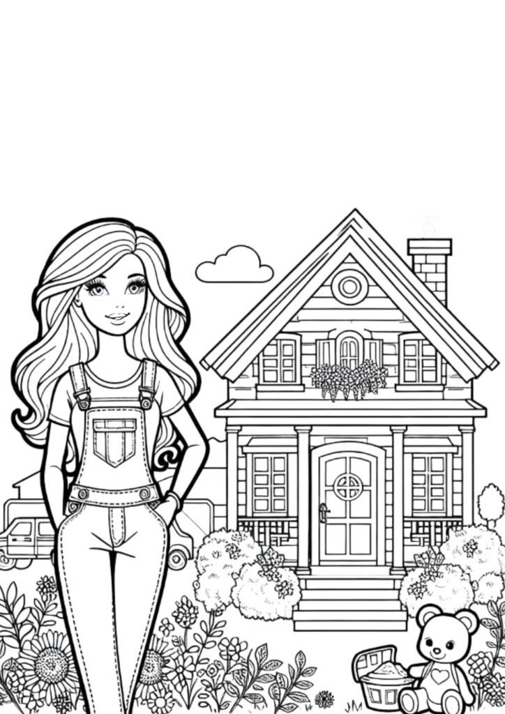 Dia Charmoso da Barbie no Jardim