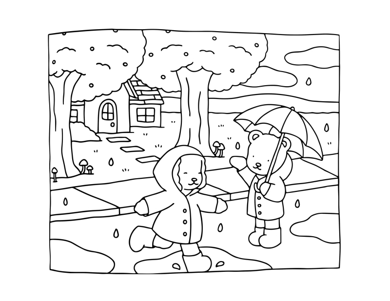 Dia de Chuva com Ursinhos Encantados