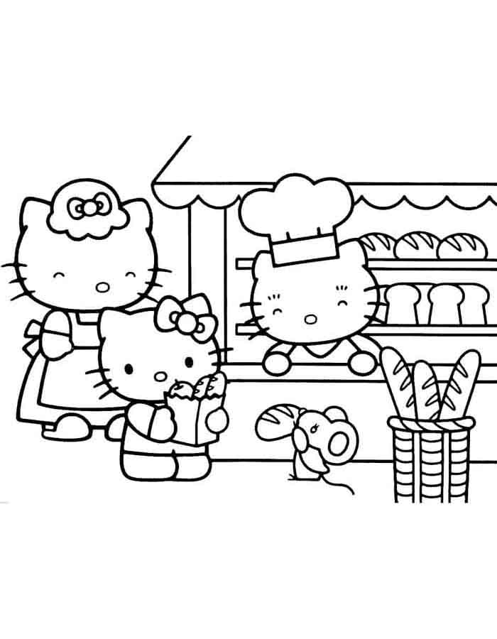 Dia de Padaria com Hello Kitty