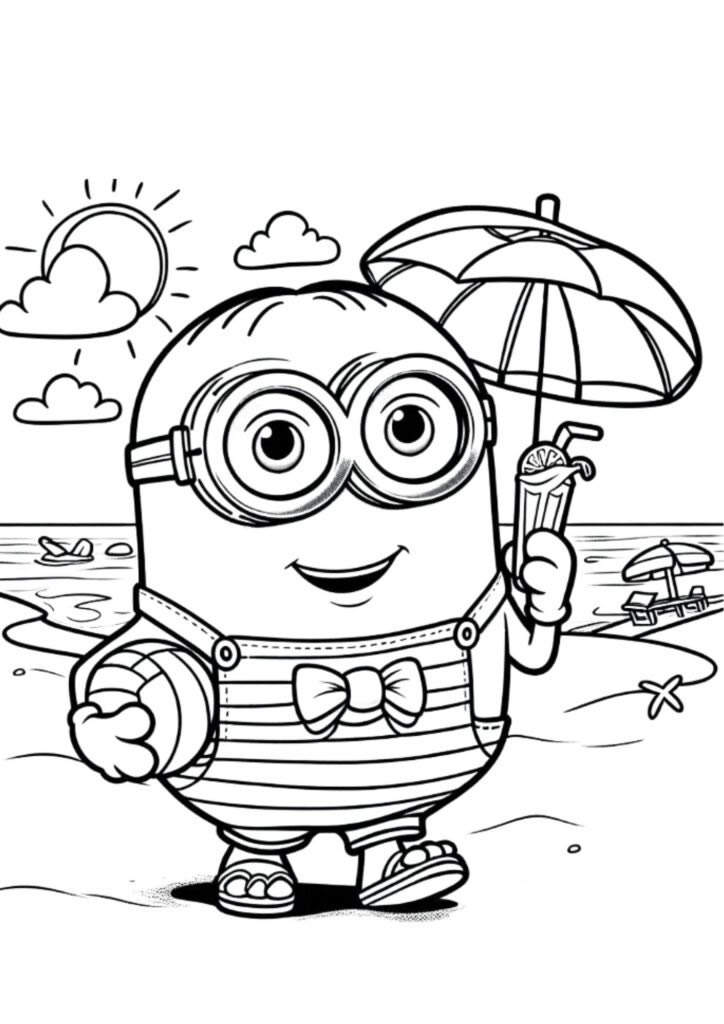Dia de Praia com os Minions