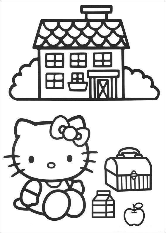 Dia Escolar com Hello Kitty