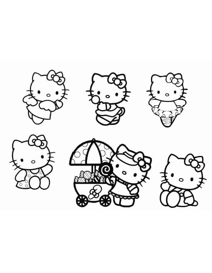 Diversão Colorida com Hello Kitty