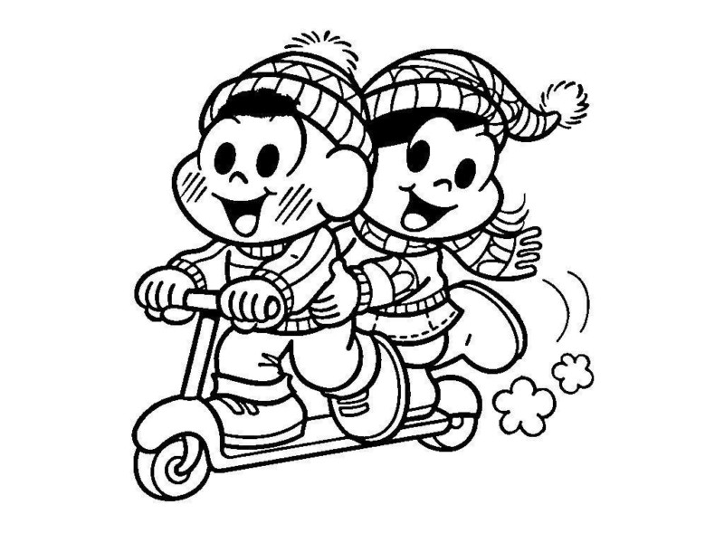 Diversão de Inverno com a Turma da Mônica