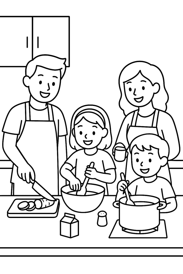 Diversão em Família na Cozinha