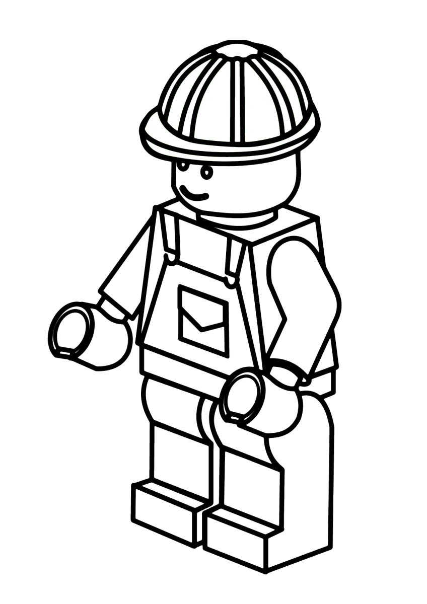 Diversão com o Trabalhador LEGO