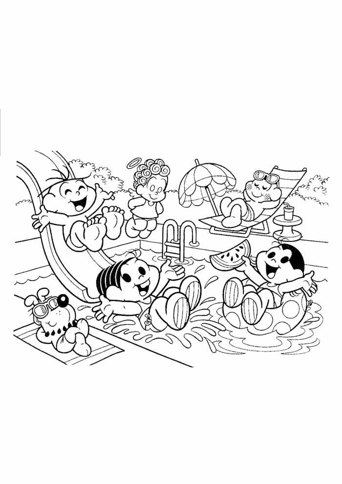 Diversão de Verão com a Turma da Mônica
