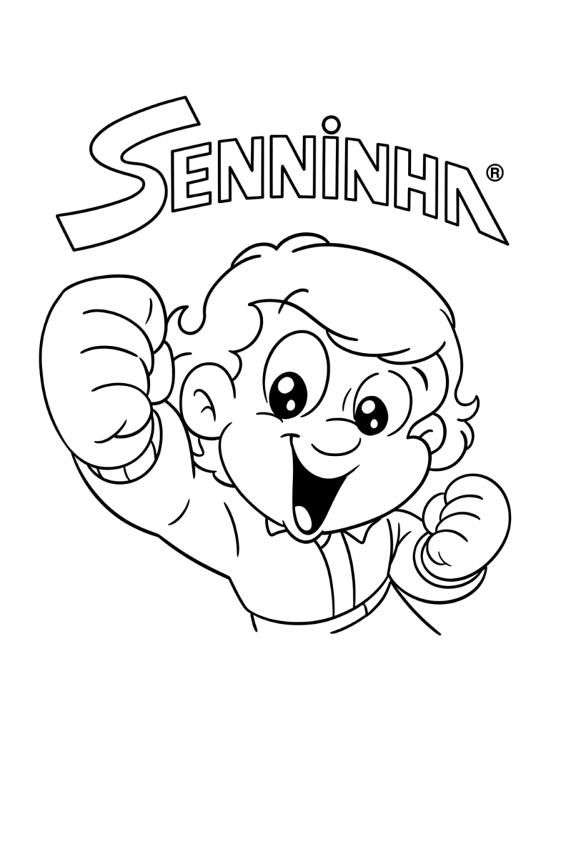 Divirta-se Colorindo com Senninha!