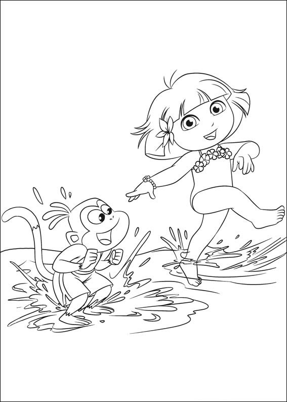 Dora e Botas: Aventura na Água