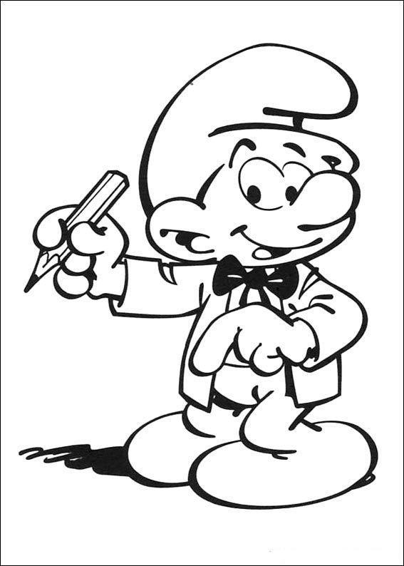 Dê Vida ao Smurf Artista