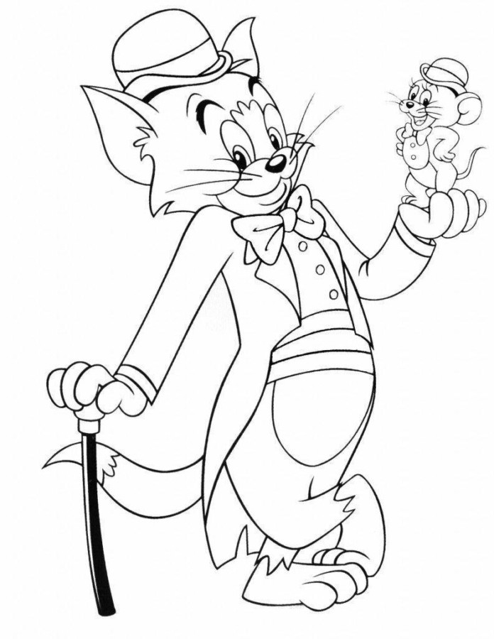 Elegância Clássica: Os Inseparáveis Gato e Rato