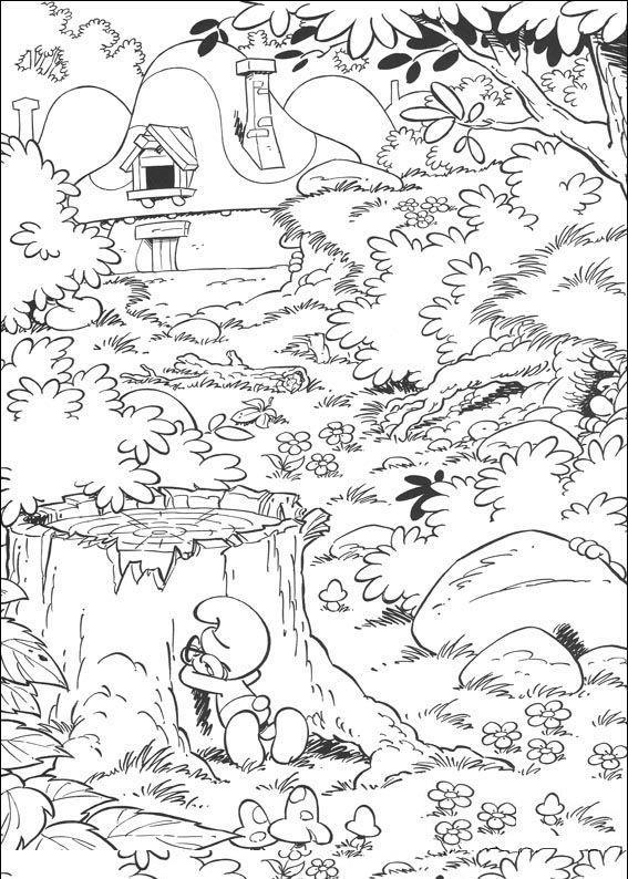 Emoções no Vilarejo dos Smurfs