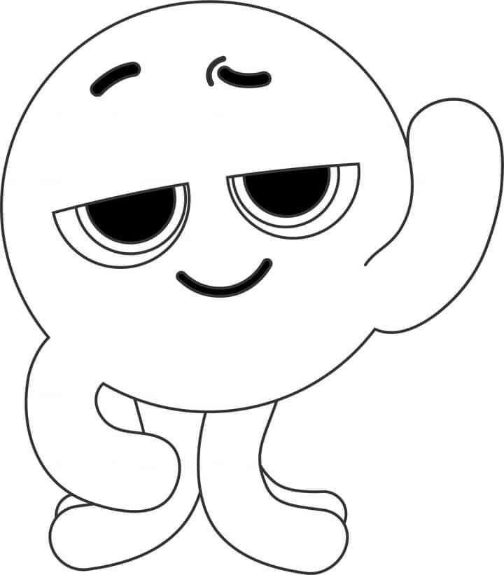 Expression do Emoji: Dando Oi