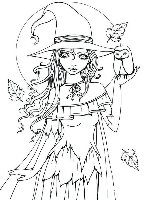 Encantadora Bruxa de Halloween