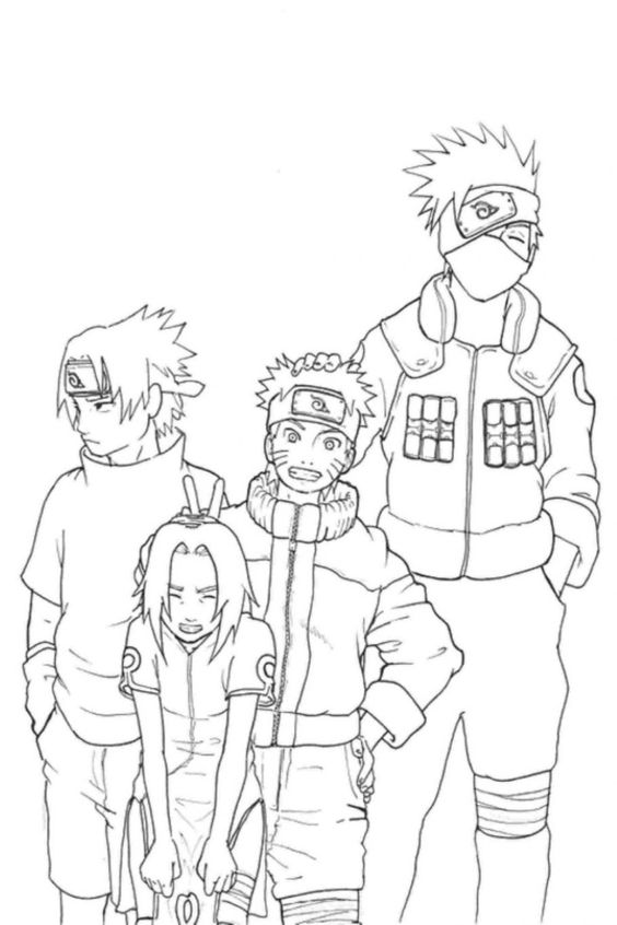 Equipe 7 Pronta para Colorir