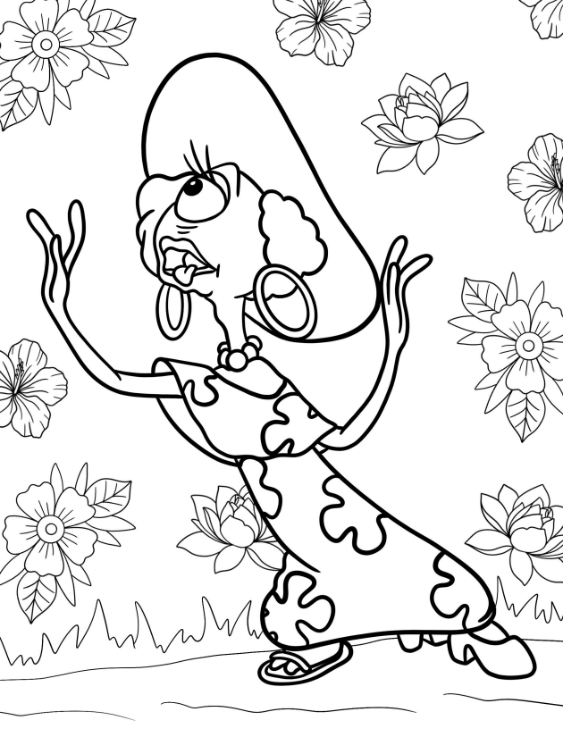 Estilo Icônico em Meio às Flores