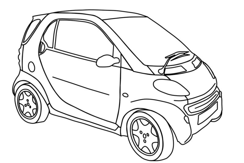 Explorando Detalhes de um Pequeno Carro
