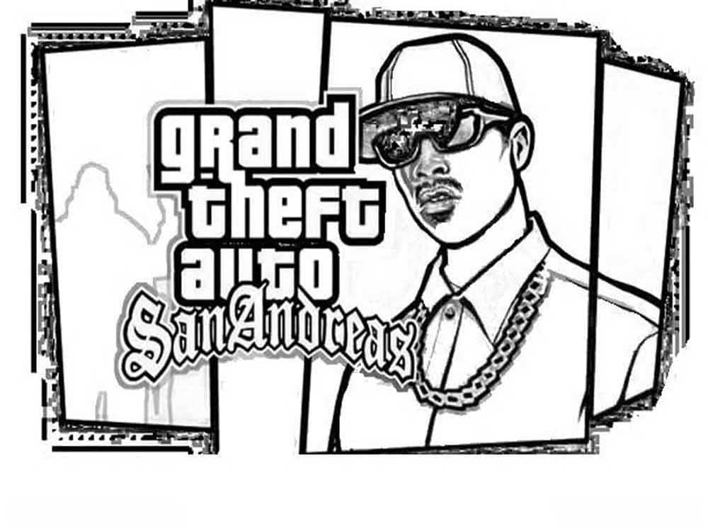 Explorando San Andreas em Preto e Branco