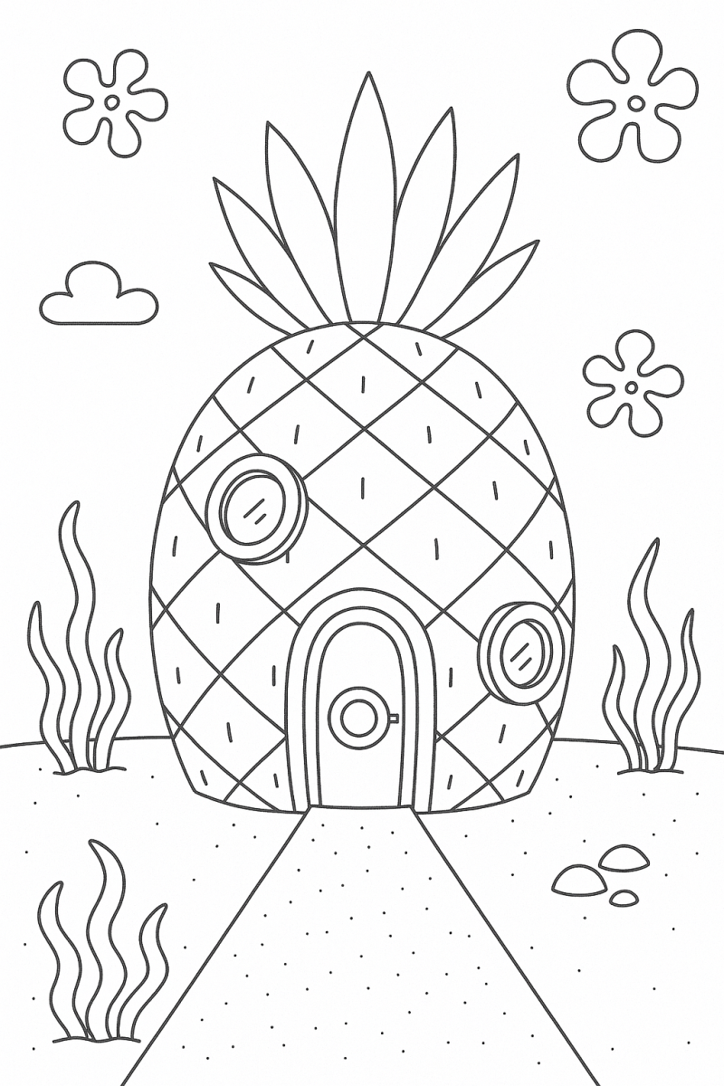 Explore a Casa do Bob Esponja