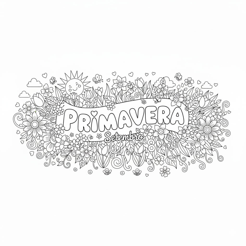 Explosão de Flores na Primavera
