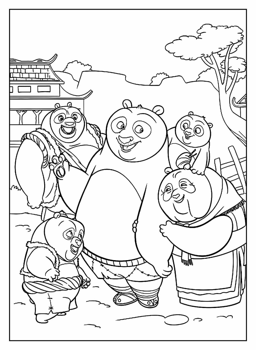 A Família Panda em Ação