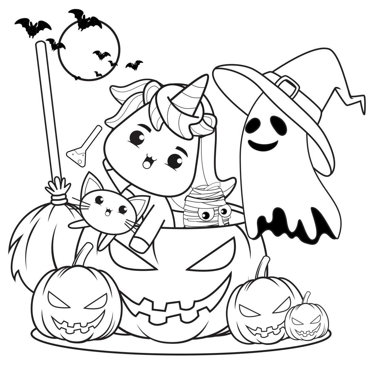Festa de Halloween Encantada com Amigos Fantásticos