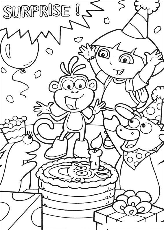 Festa Surpresa com Dora e Botas