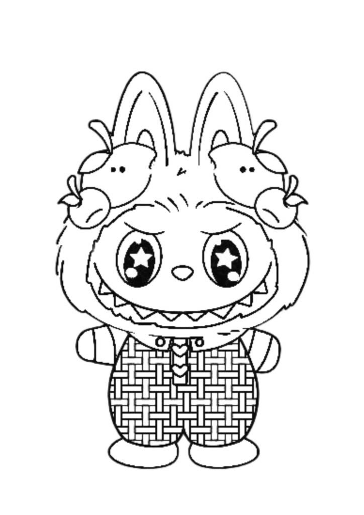 Figura Fofa para Colorir
