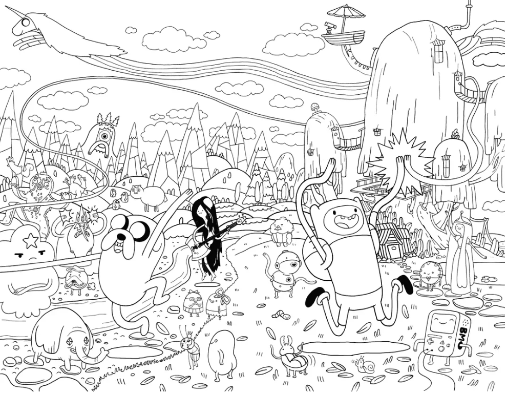Finn e Jake em Ação na Terra de Ooo