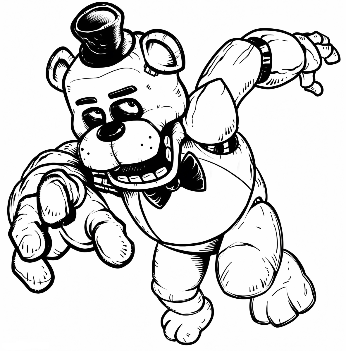 Freddy Fazbear em Ação: Hora de Colorir!