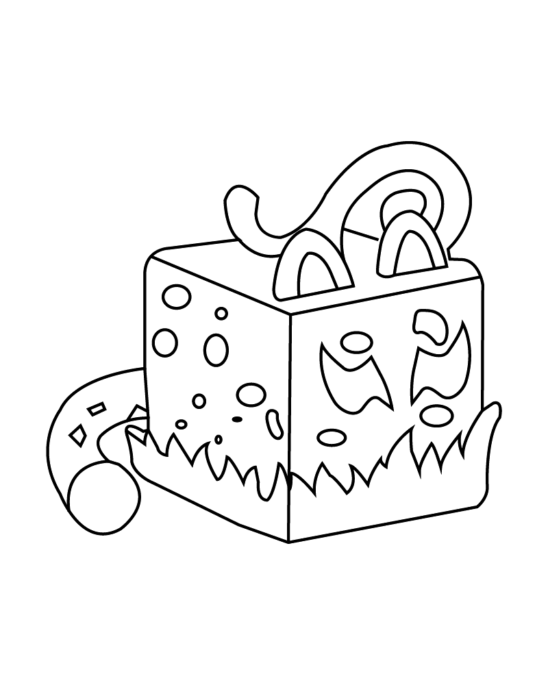 Fruta Luz brilhante de Blox Fruits para colorir