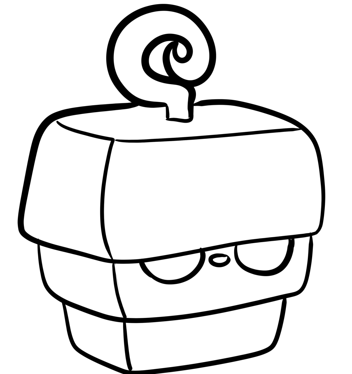 Fruta Mola (Spring) de Blox Fruits para colorir