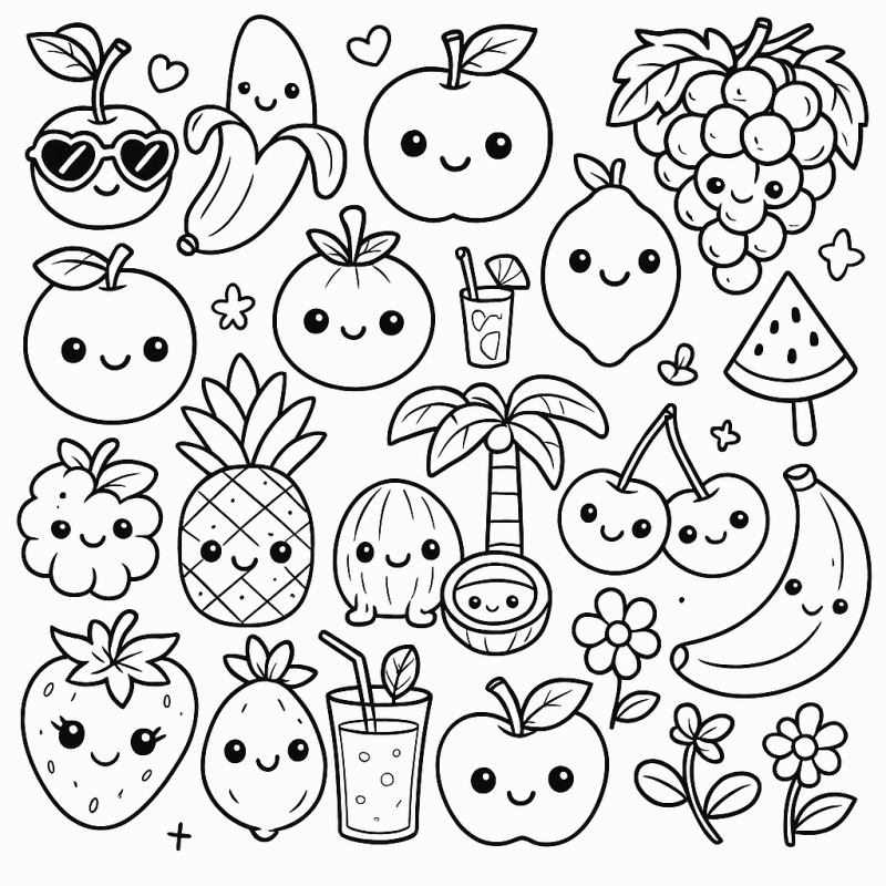 Frutas Encantadas e Divertidas